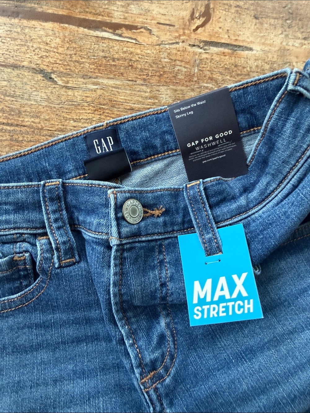 GAP Kids Blue Denim Jeans with Max Stretch